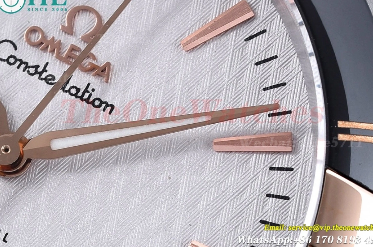 Dial GDF LE 41mm Ceramic Constellation RG White MY8215 0225